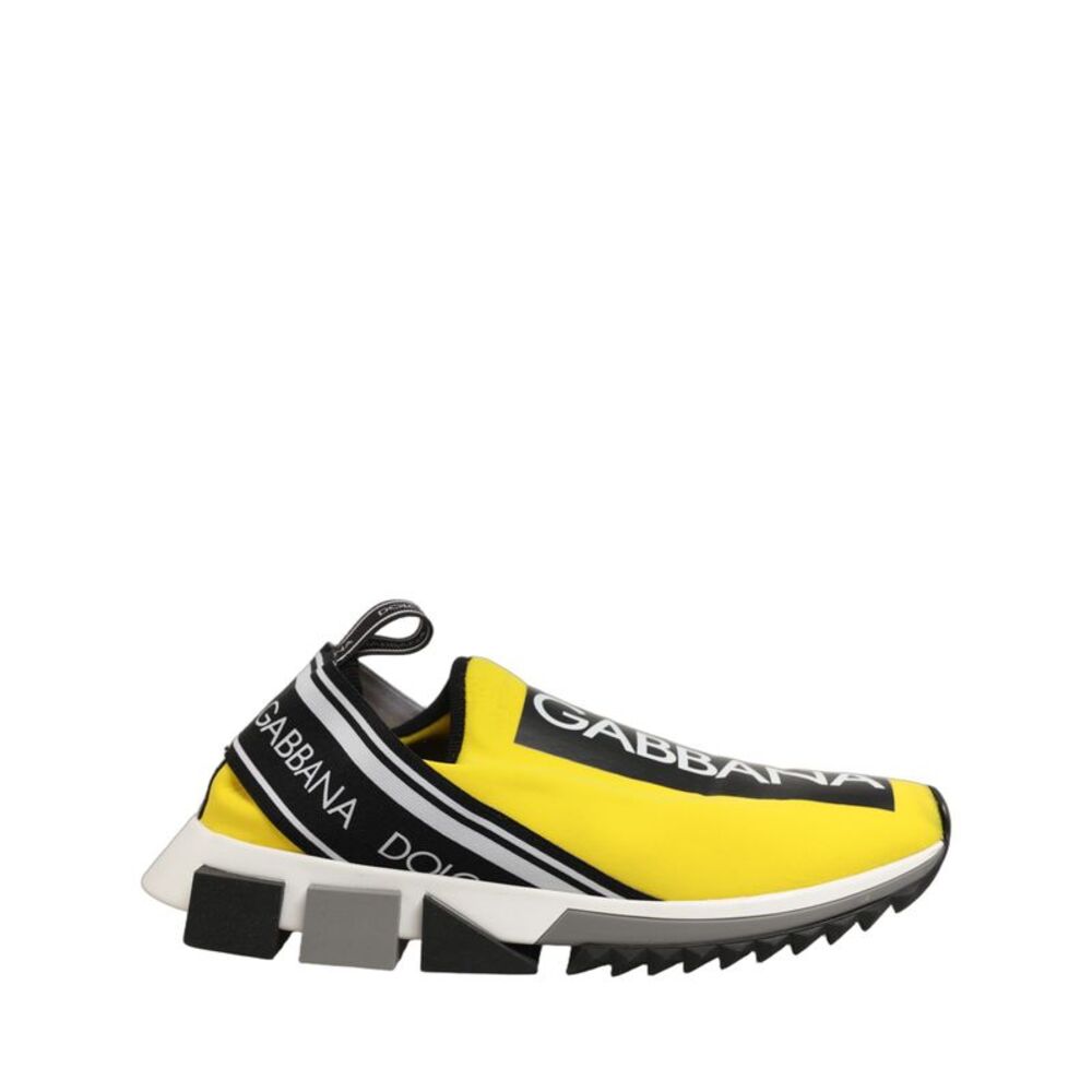 Dolce & Gabbana Yellow Sorrento Low Top Men Sneakers Men's Shoes